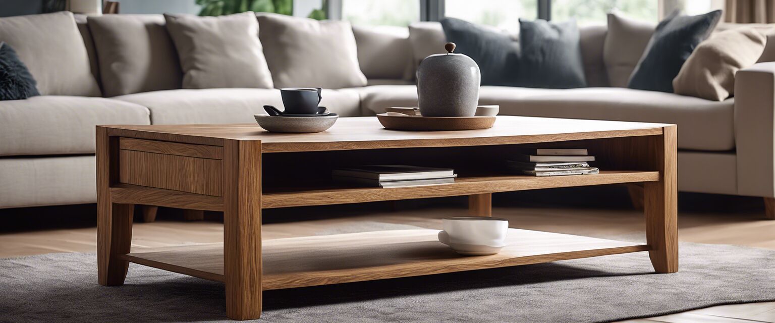 Solid Oak Coffee Tables