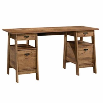 Sauder Trestle Executive Desk